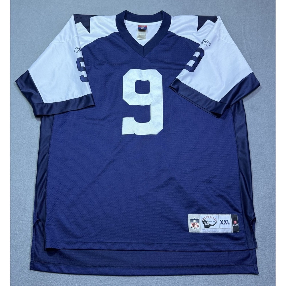 Reebok NFL Throwback Jersey Tony Romo #9 Dallas Cowboys Mens XXL 2XL